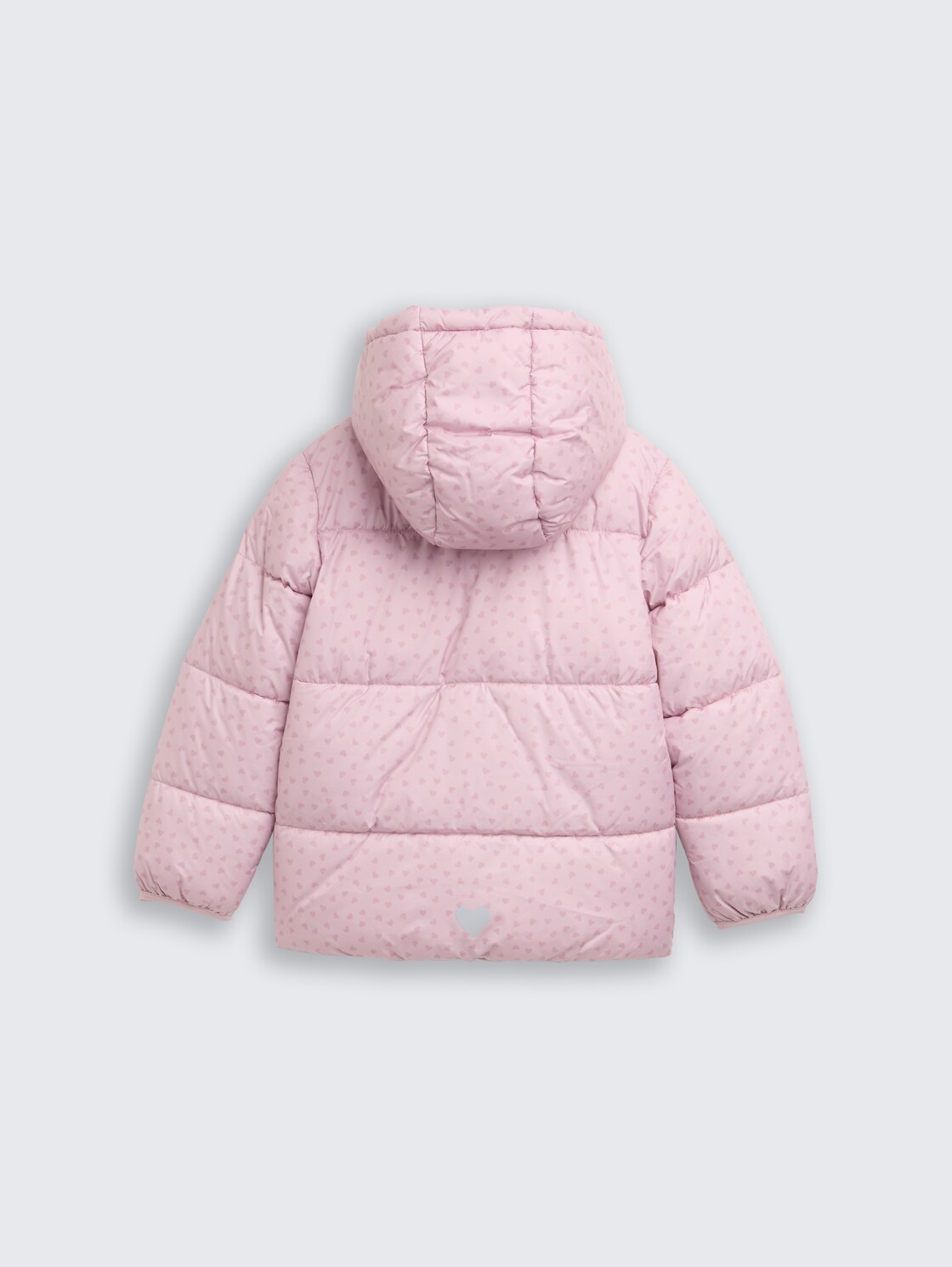 Puffer-Jacke mit Allover-Print - lilac heart print