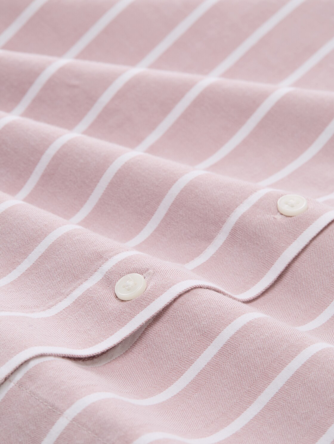 Boxy Fit Hemdbluse mit Streifenmuster - dusty rose white stripe - Material-Ansicht