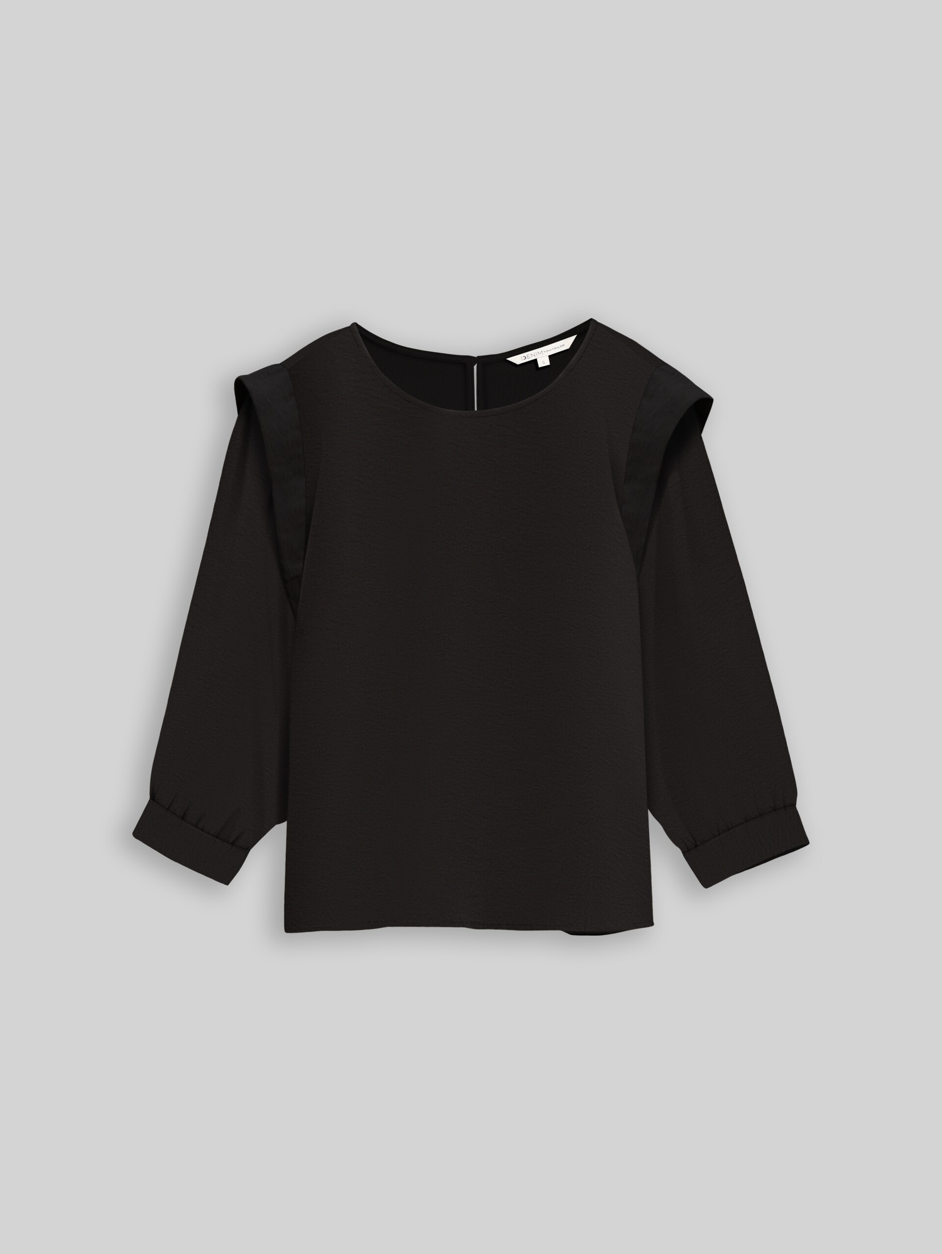 Loose fit blouse - deep black - Front product view