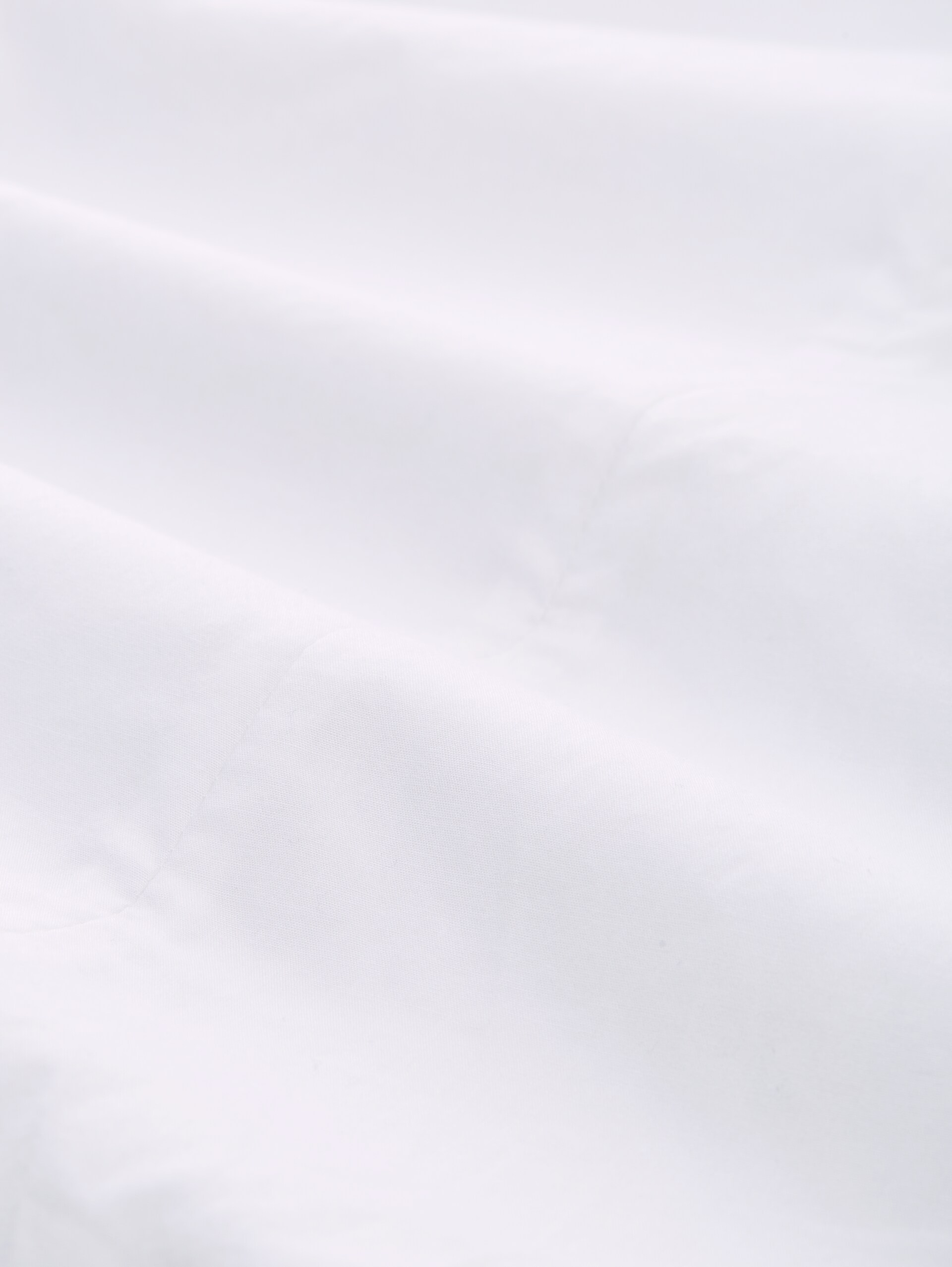 Poplin blouse with bow detail - White - Material view