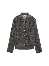 Nicht ausgewählt, Hemdbluse mit Muster von , schwarz