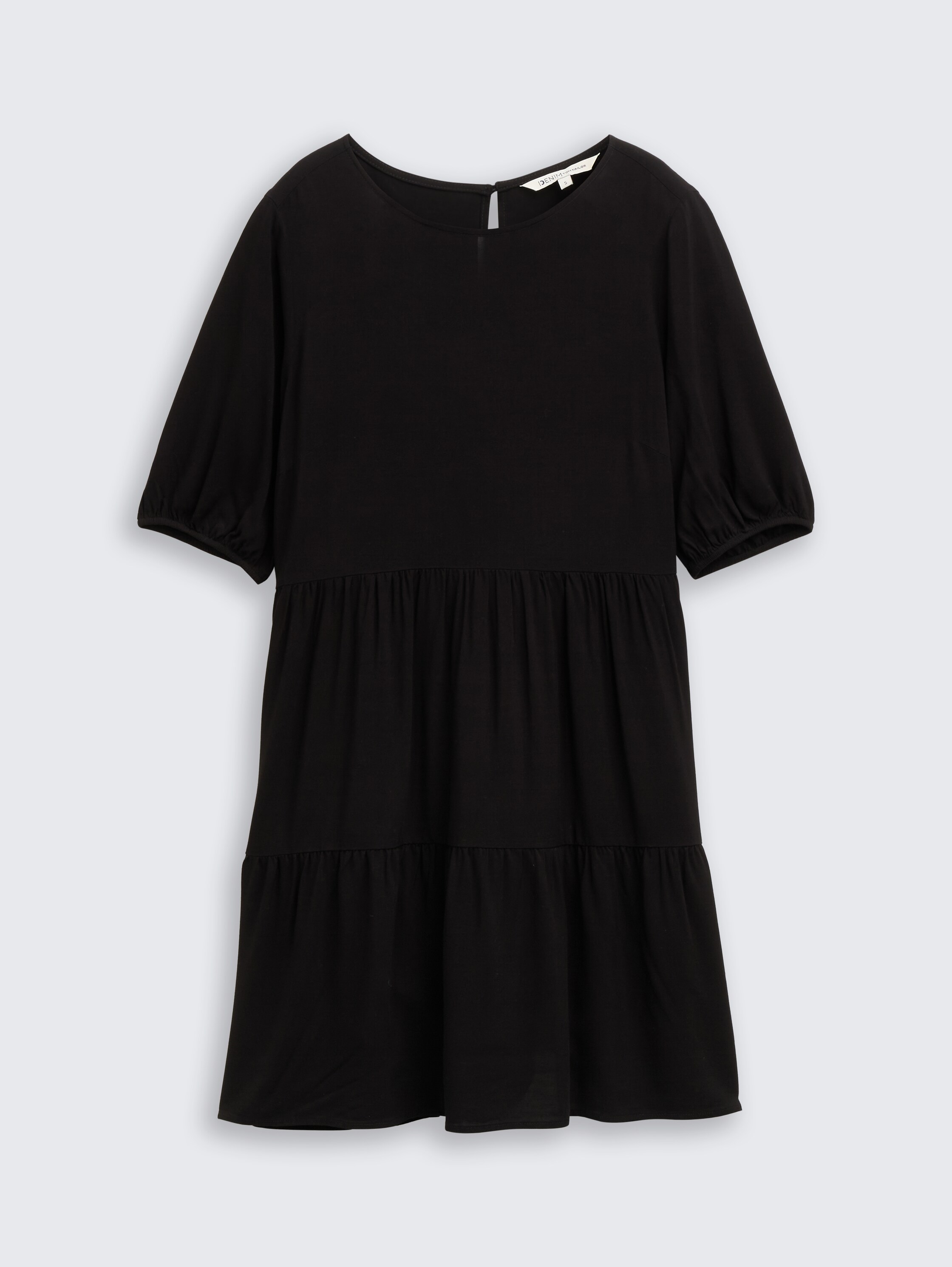 Mini-Kleid mit Volants - deep_black_1 - 