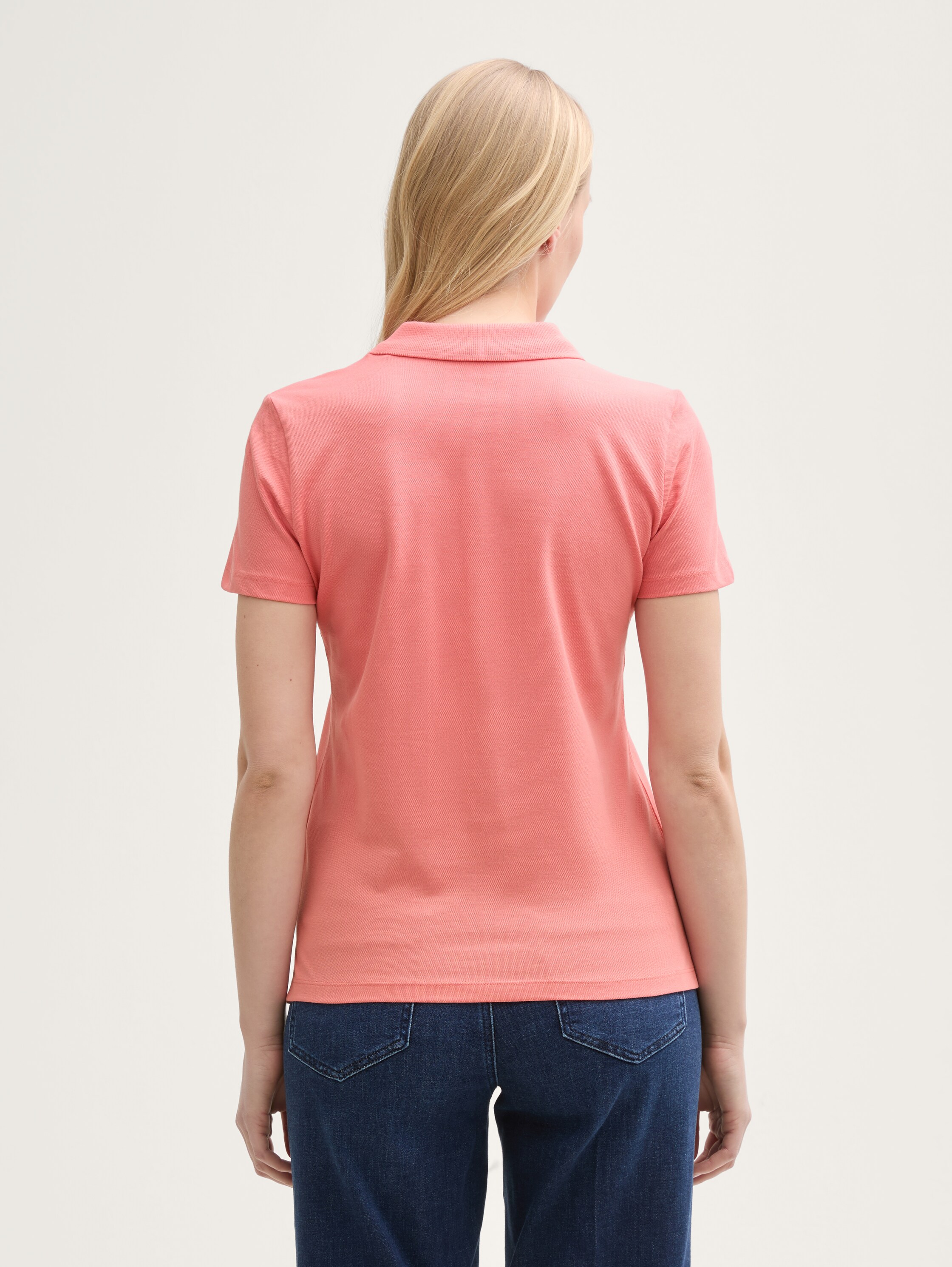 Piqué Poloshirt mit Stickerei - 3