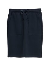 Ausgewählt, Jerseyrock mit Kordelzug von Tom Tailor, blau