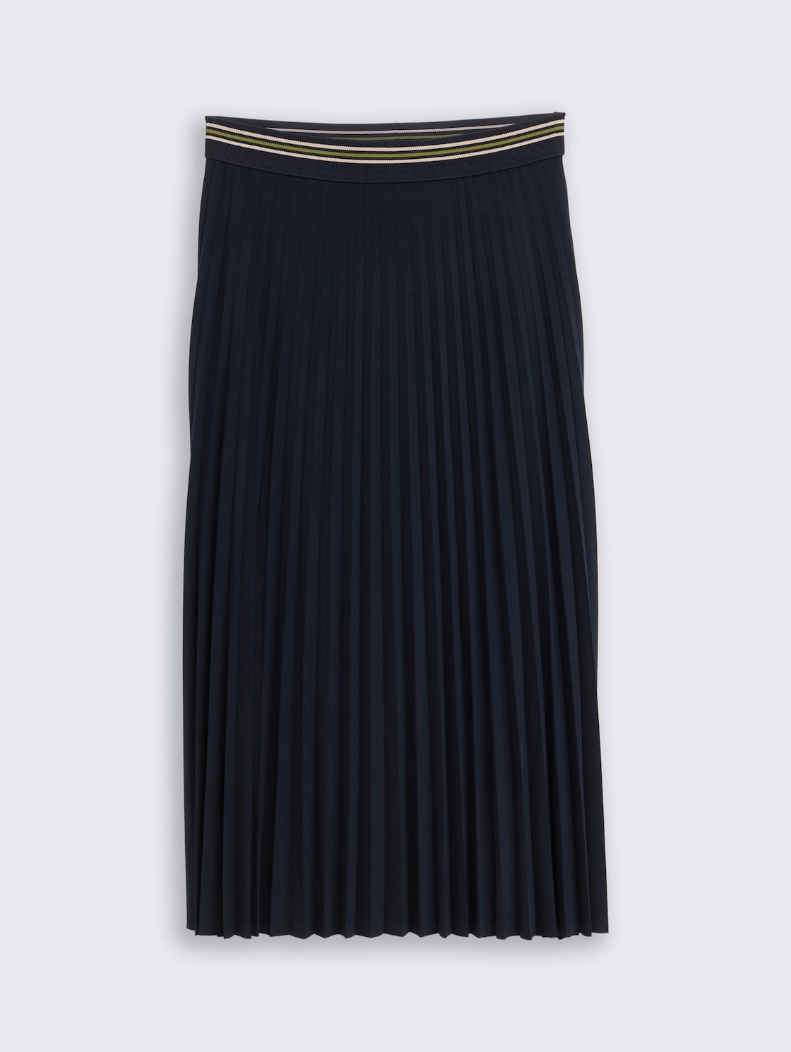 Plissee Midi-Rock - Lunar Eclipse - Vorder-Produkt-Ansicht