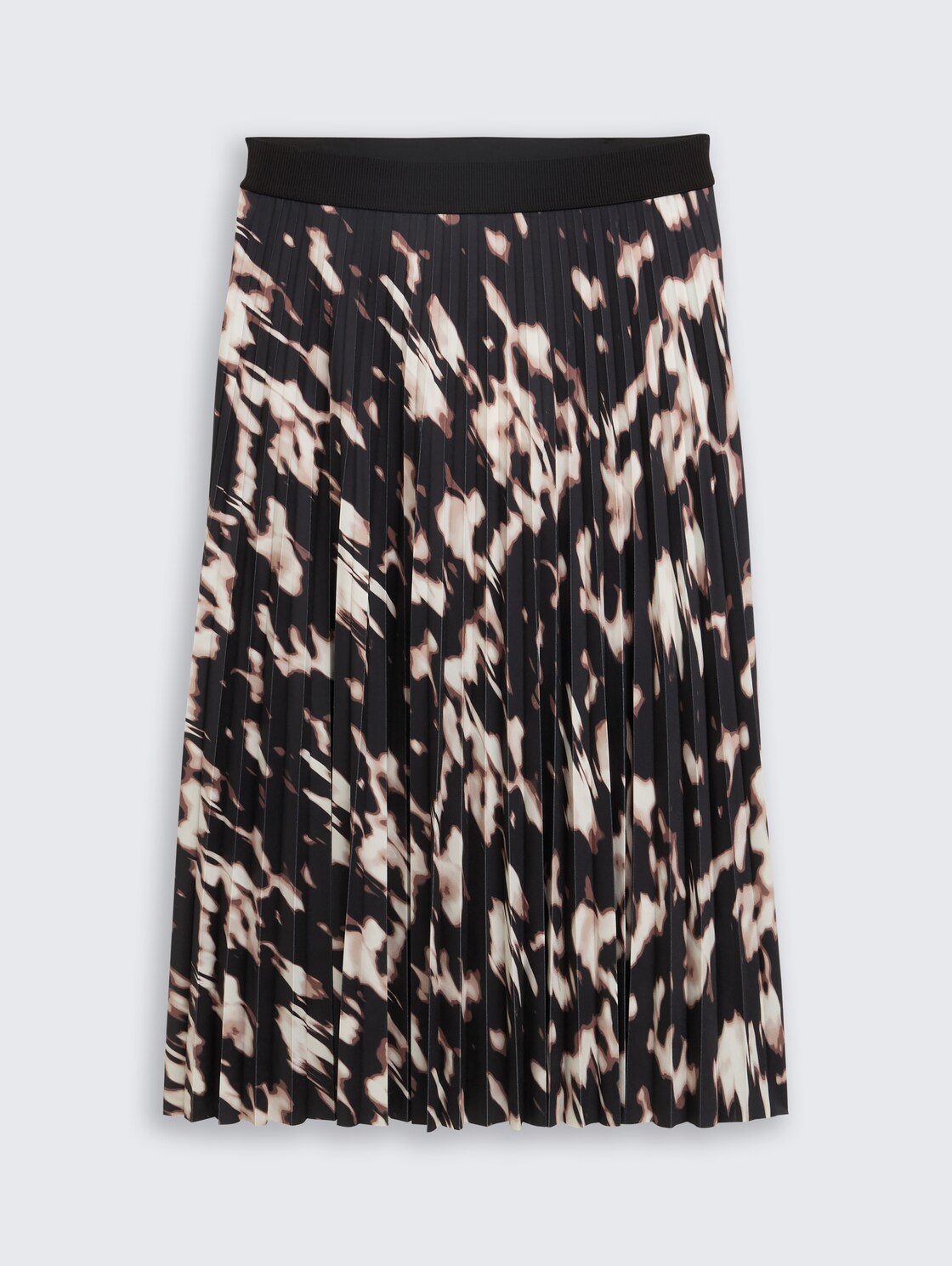 Plissee Midi-Rock - blurry animal design - Vorder-Produkt-Ansicht