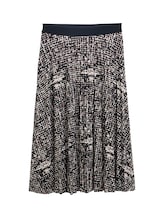 Nicht ausgewählt, Plissee Midi-Rock von , blau