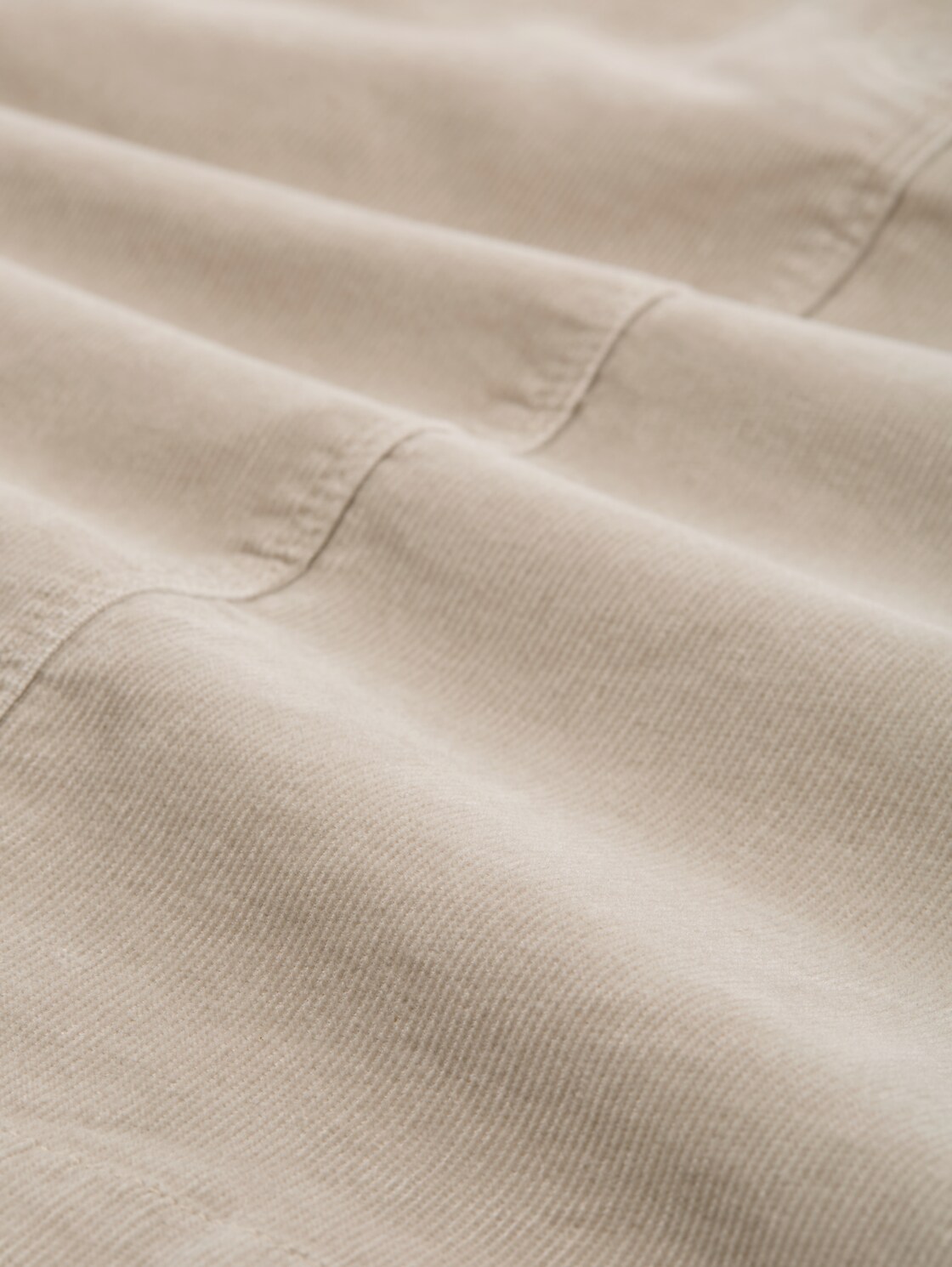 Cordrock mit Kordelzug - soft taupe grey - Material-Ansicht