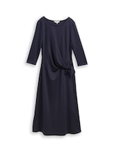 Selected, Jersey midi dress with knot detail by Tom Tailor, blue