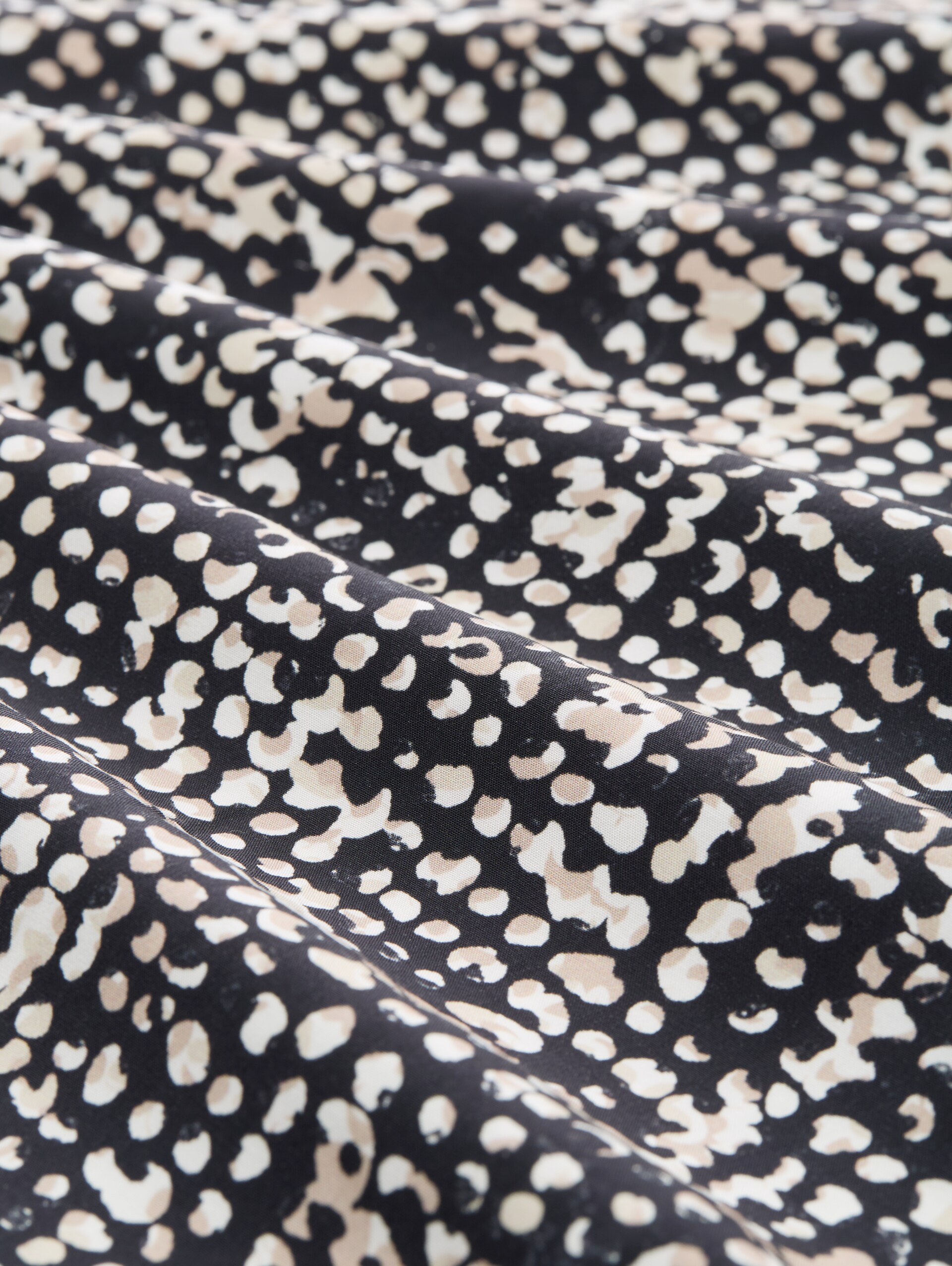 Kleid mit Muster - navy abstract dot design - Material-Ansicht