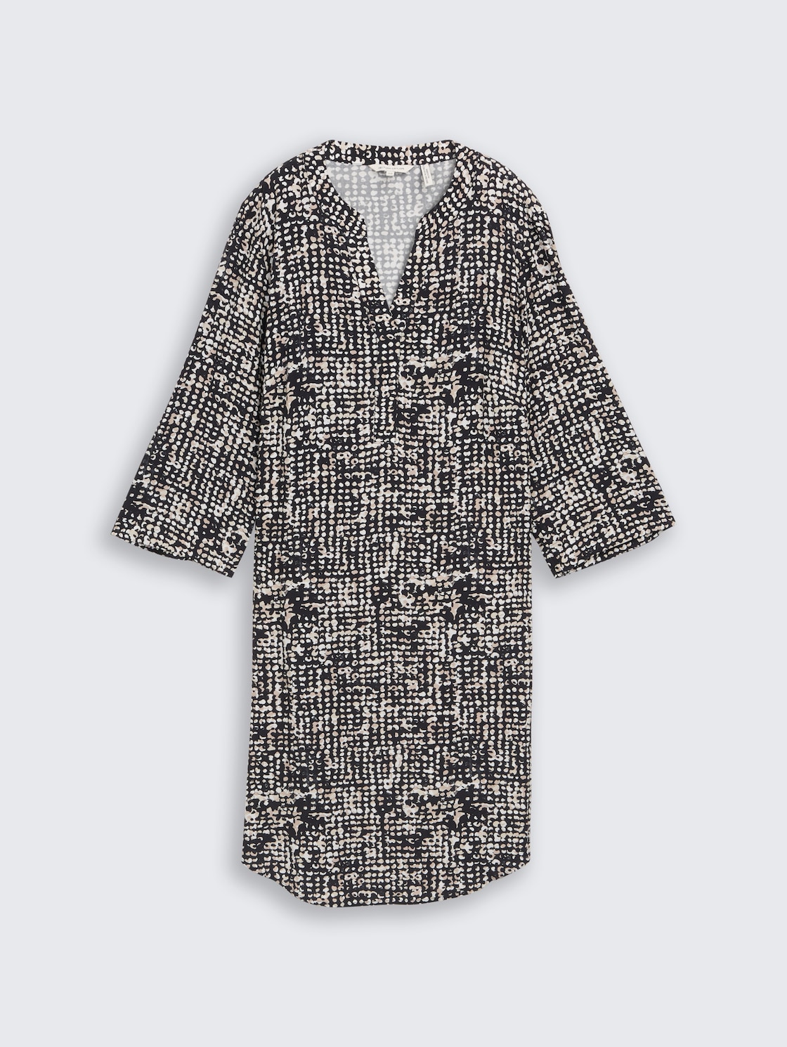 Kleid mit Muster - navy abstract dot design - Vorder-Produkt-Ansicht