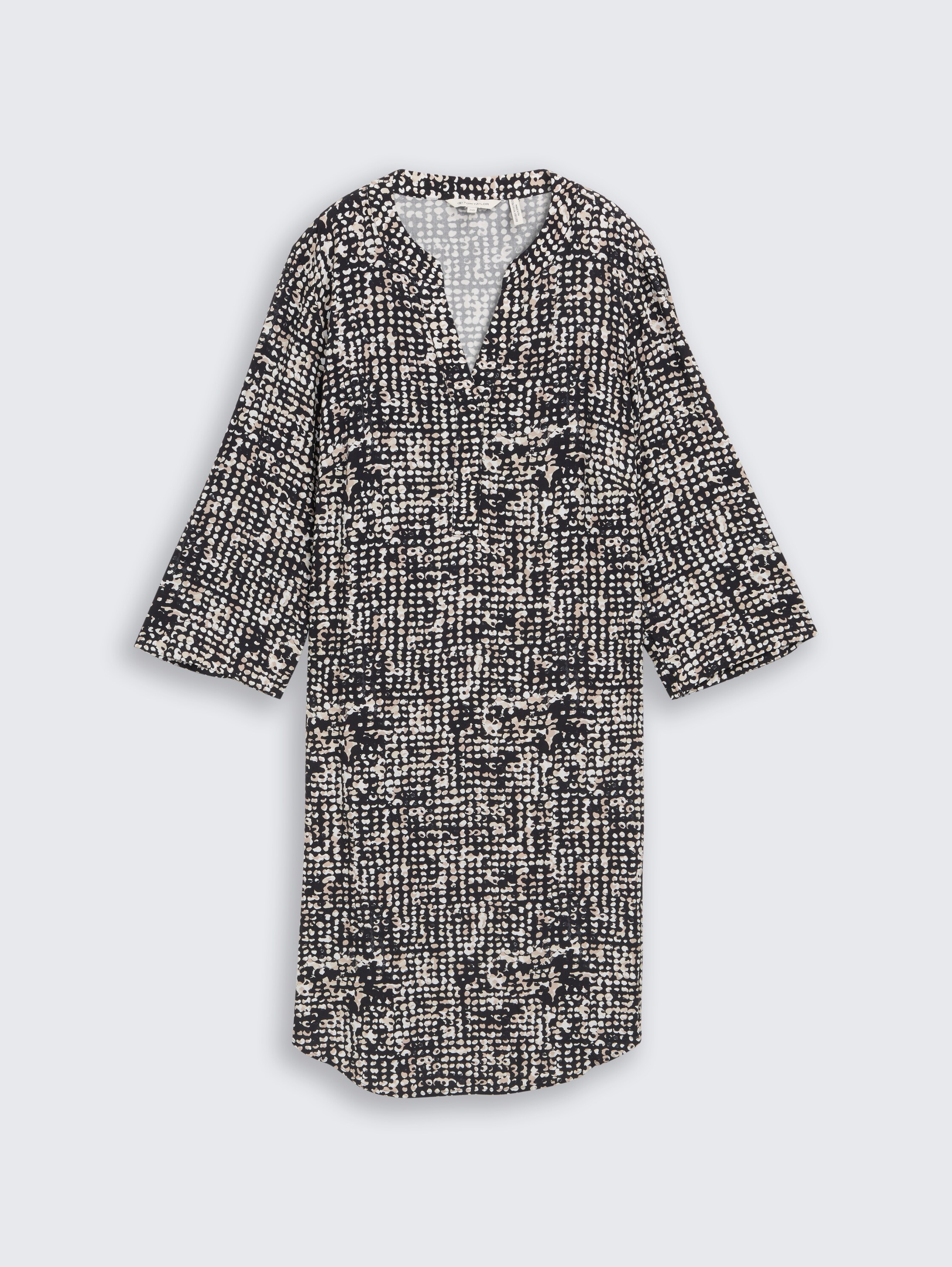 Kleid mit Muster - navy_abstract_dot_design - 