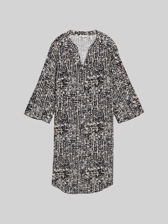 Kleid mit Muster von Women, navy abstract dot design