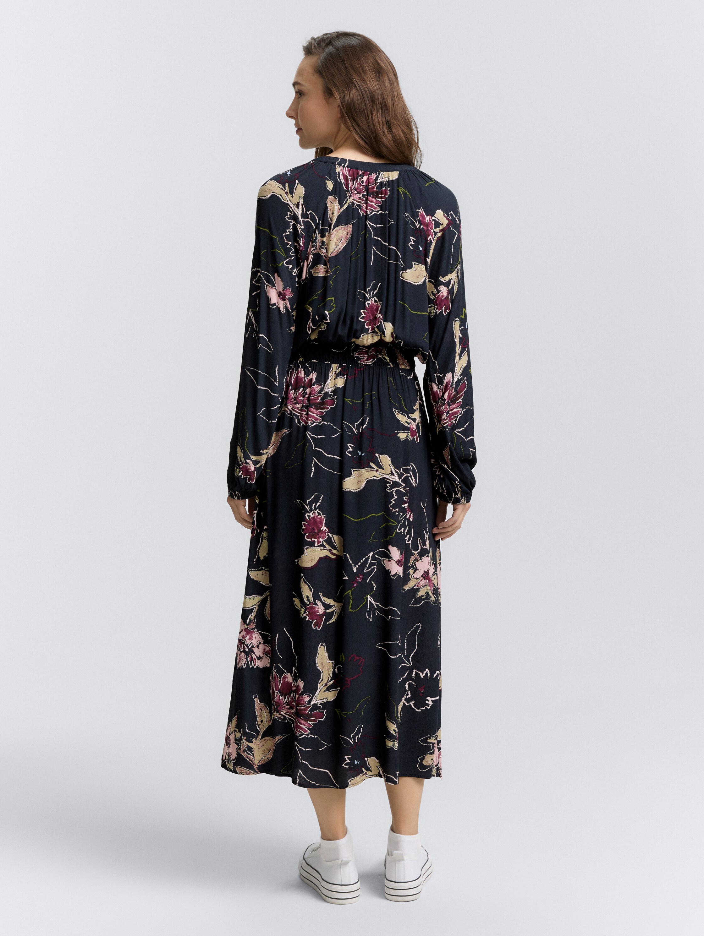 Maxi-Kleid mit Blumenmuster - big_flower_design - 