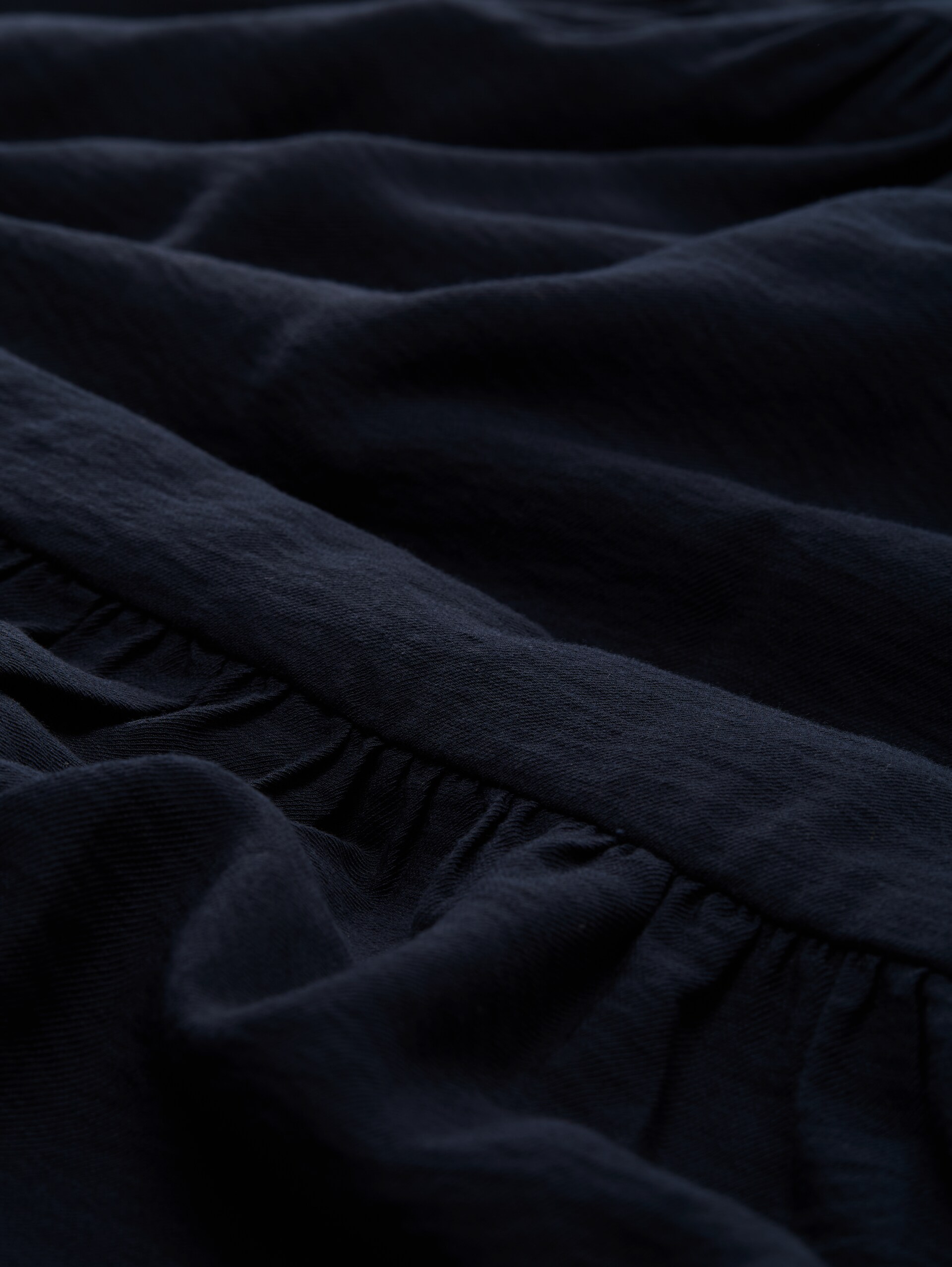 Crinkle Kleid mit Volants - Lunar Eclipse - Material-Ansicht
