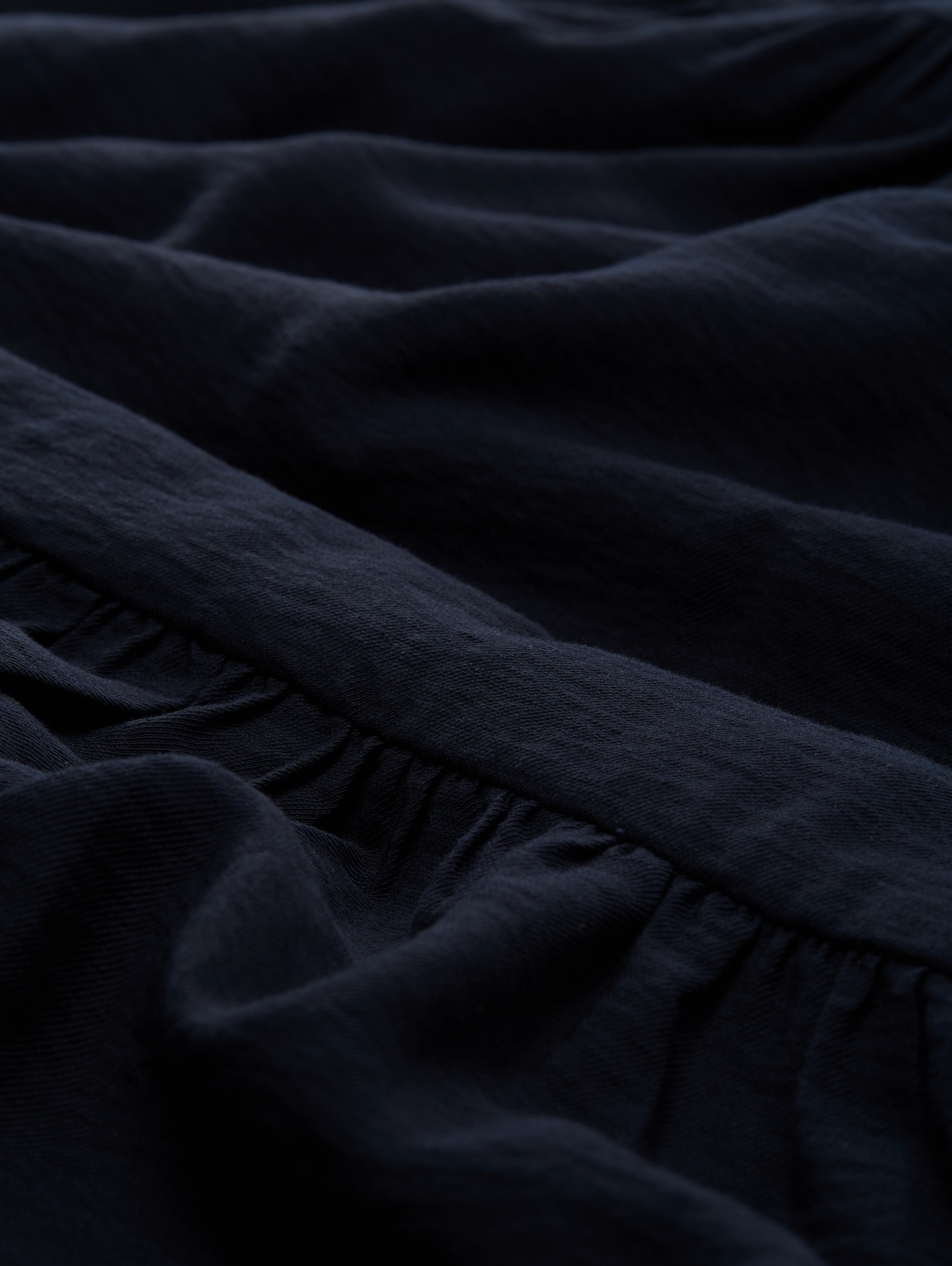 Crinkle jurk met volants - Lunar Eclipse - Materiaalweergave