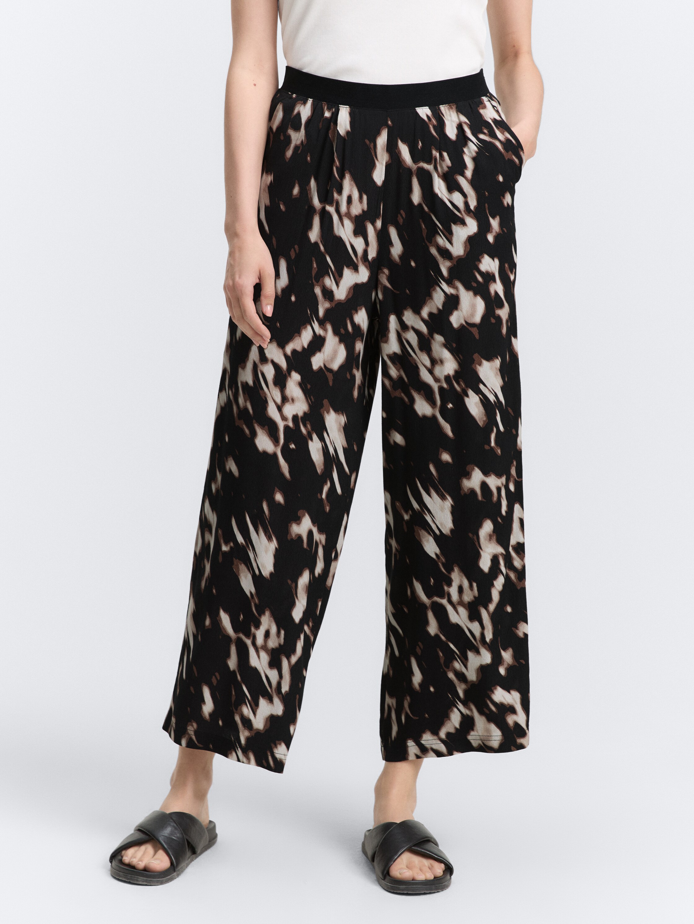 Culotte broek met patroon - blurry_animal_design - 