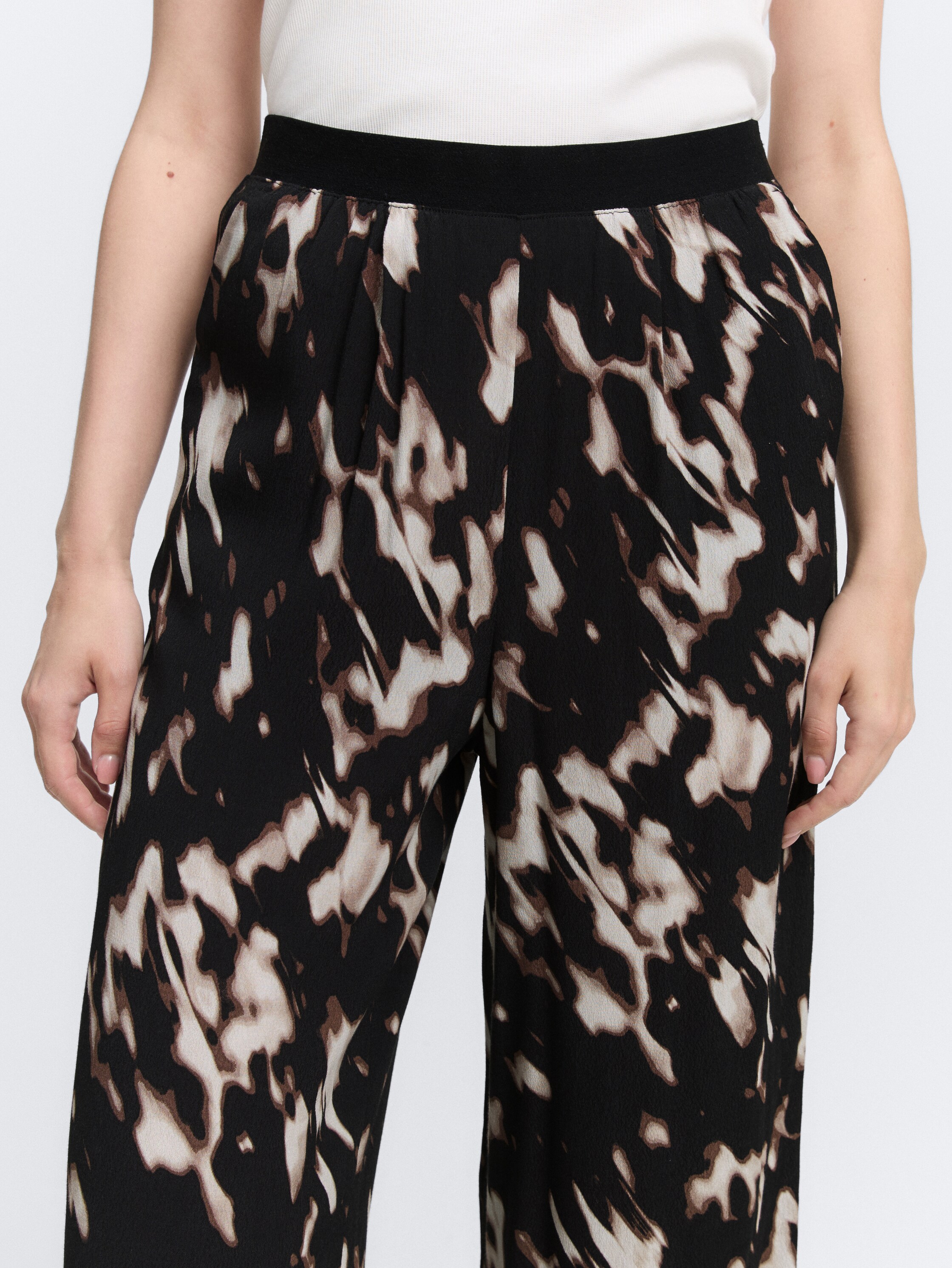 Culotte broek met patroon - blurry_animal_design - 
