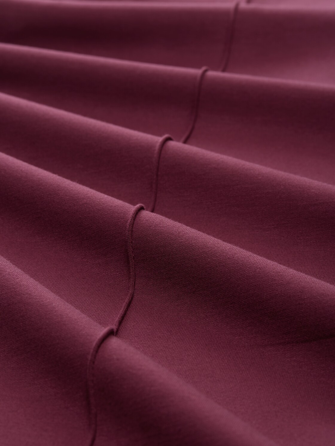 Loose Straight Scuba Hose - bordeaux red - Material-Ansicht