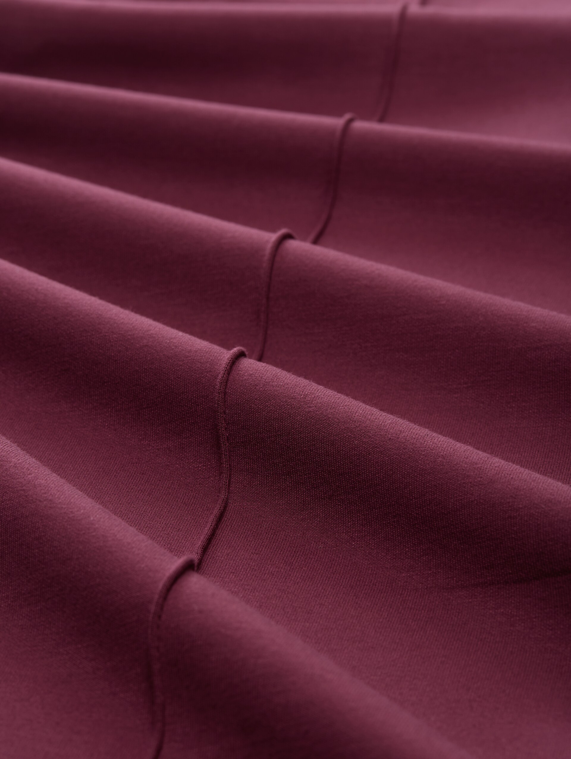 Loose Straight Scuba Hose - bordeaux red - Material-Ansicht