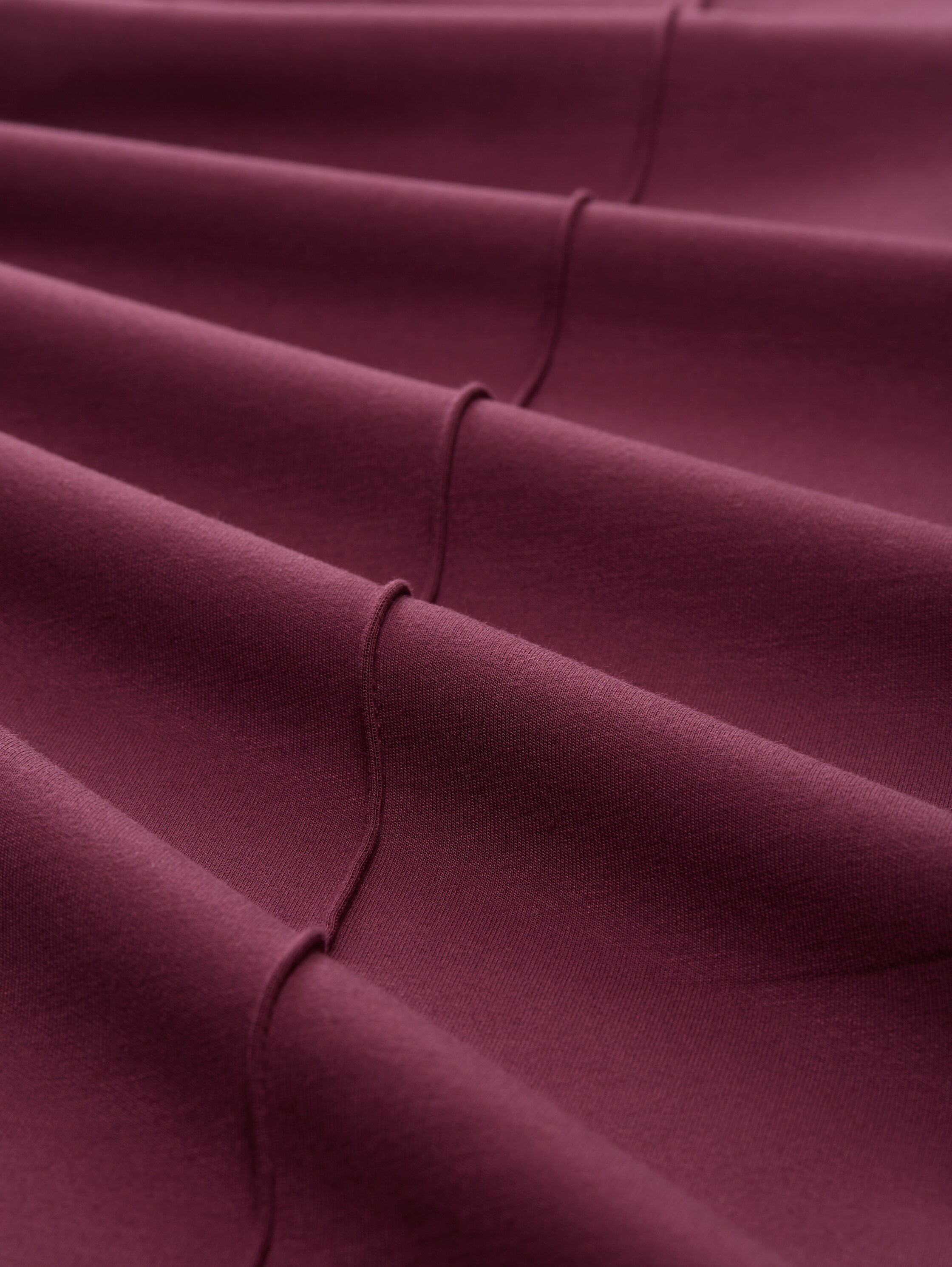 Loose Straight Scuba Hose - bordeaux red - Material-Ansicht