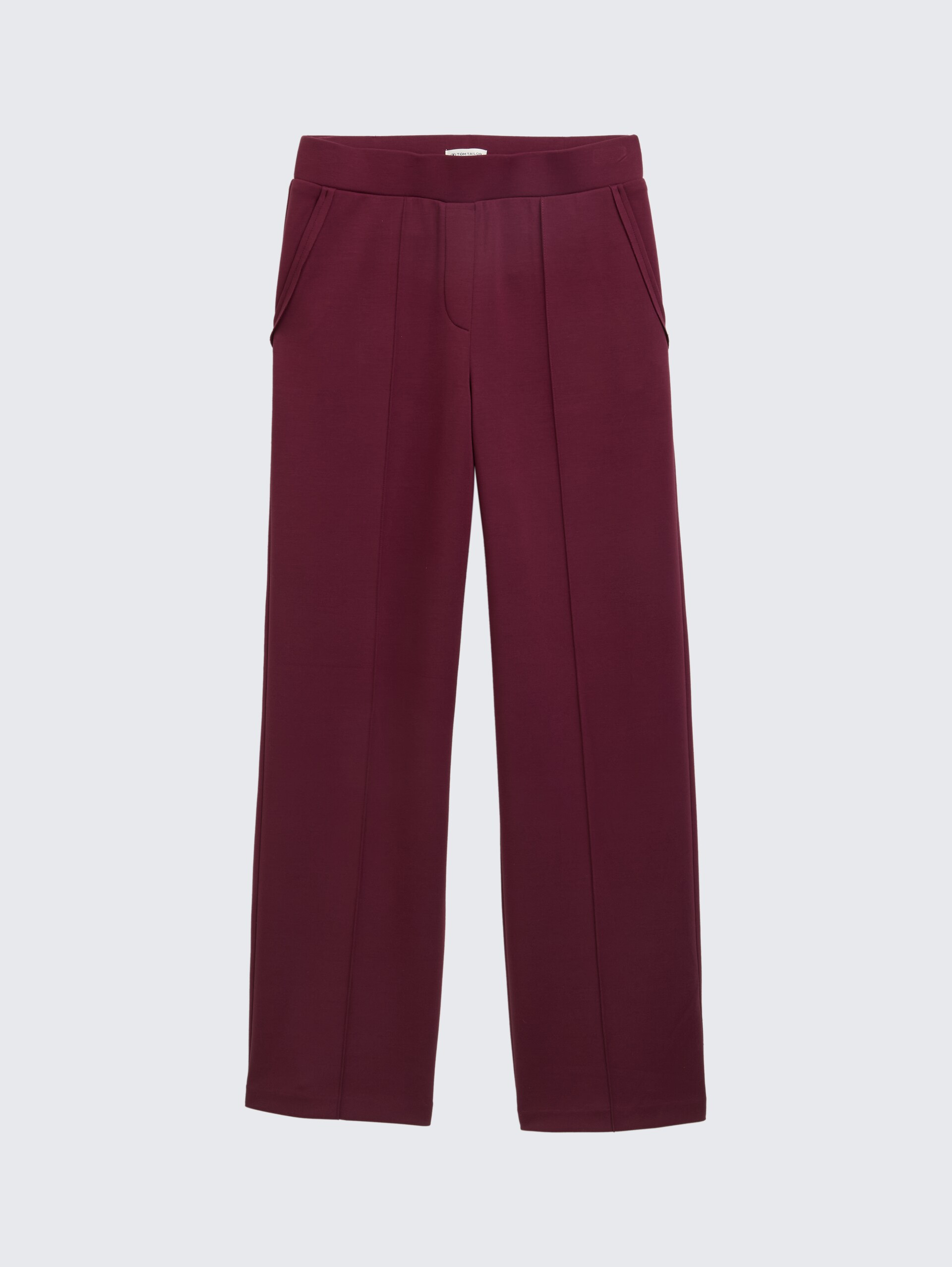 Loose Straight Scuba Hose - bordeaux red - Vorder-Produkt-Ansicht