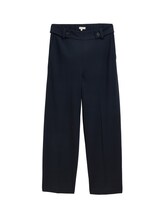 Ausgewählt, Cropped TTMIA Straight Hose von Tom Tailor, blau