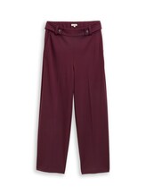 Geselecteerd, Korte rechte TTMIA-broek door Tom Tailor, rood