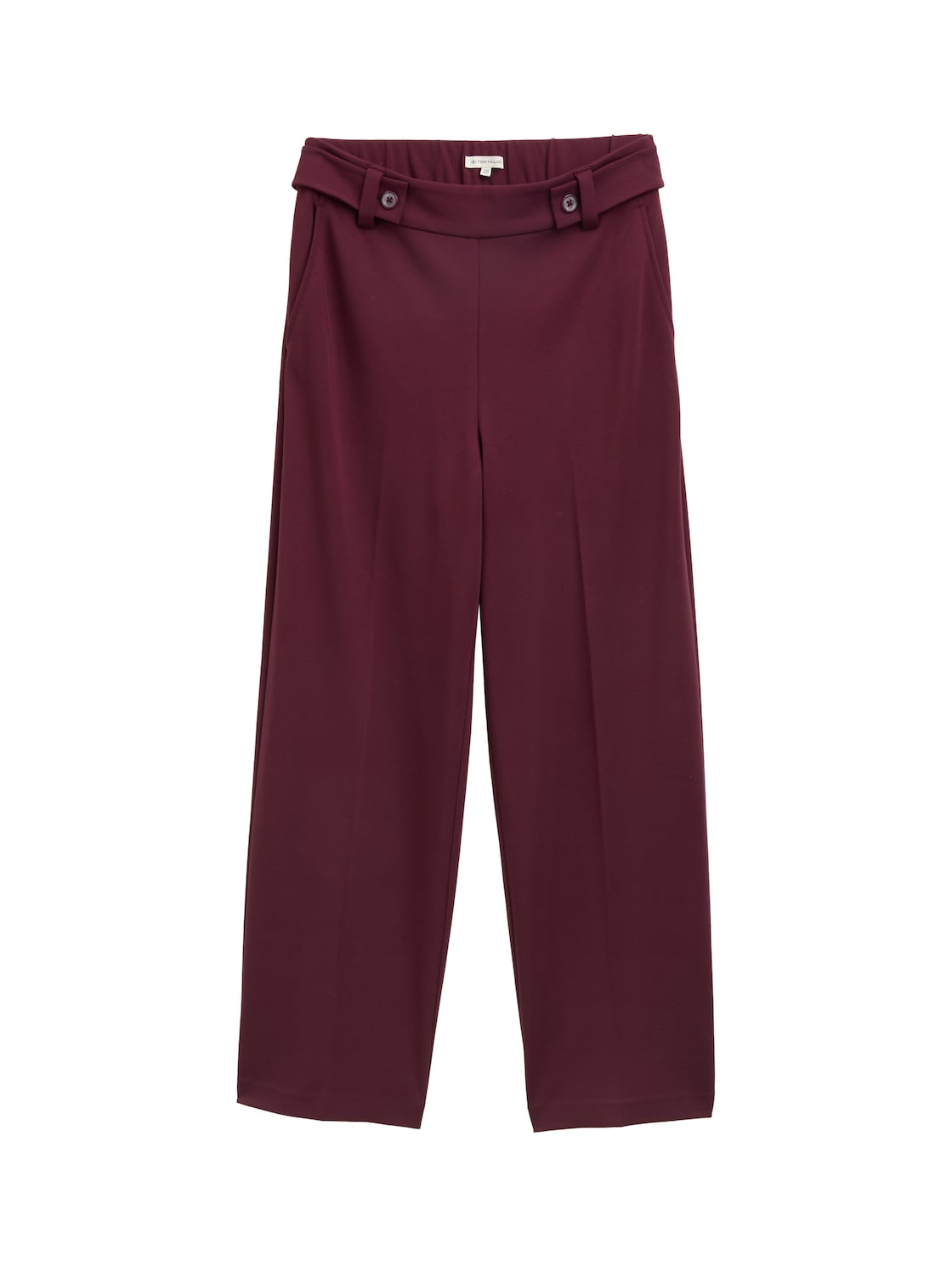 Cropped TTMIA Straight Hose - bordeaux red - Vorder-Produkt-Ansicht