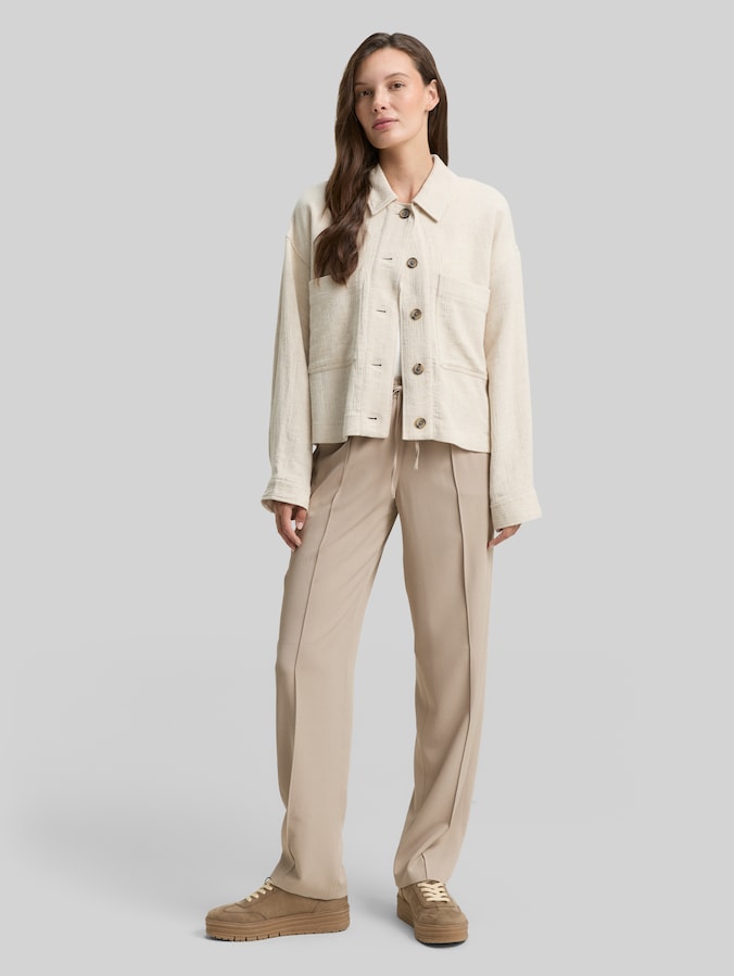 Loose Straight Hose von Women, soft taupe grey