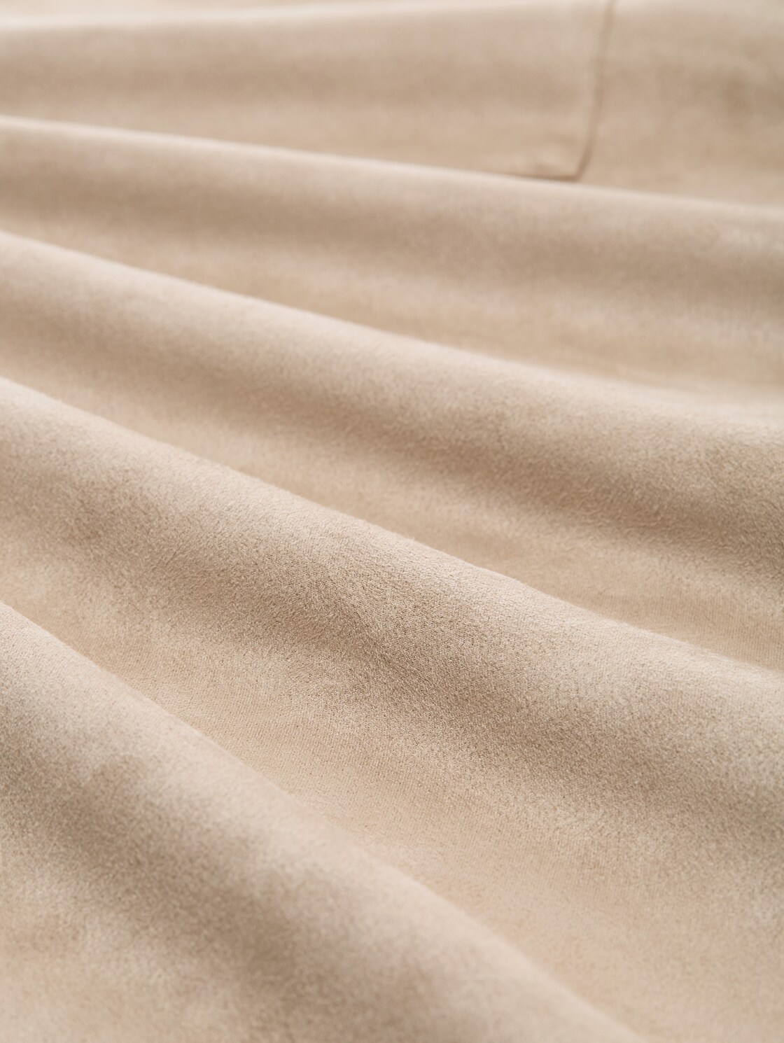 Loose Fit Hose in Wildleder-Optik - soft taupe grey - Material-Ansicht