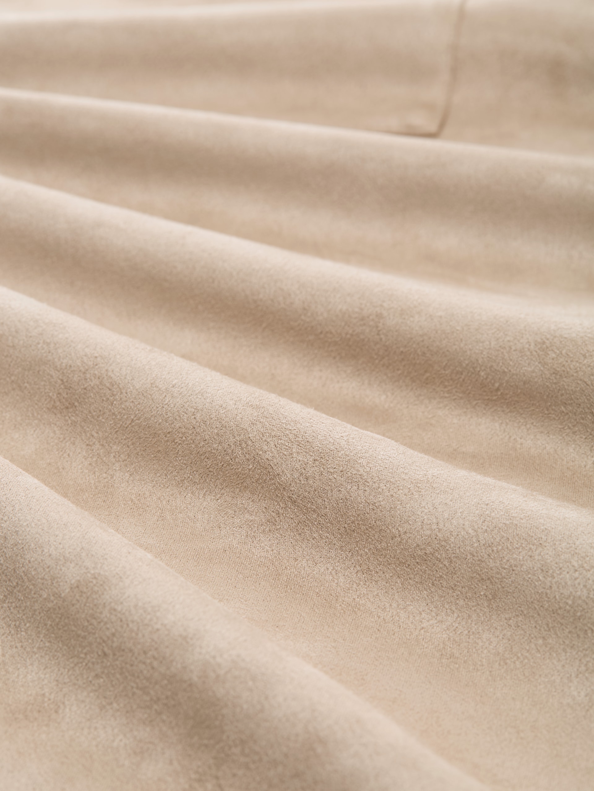Loose Fit Hose in Wildleder-Optik - soft taupe grey - Material-Ansicht