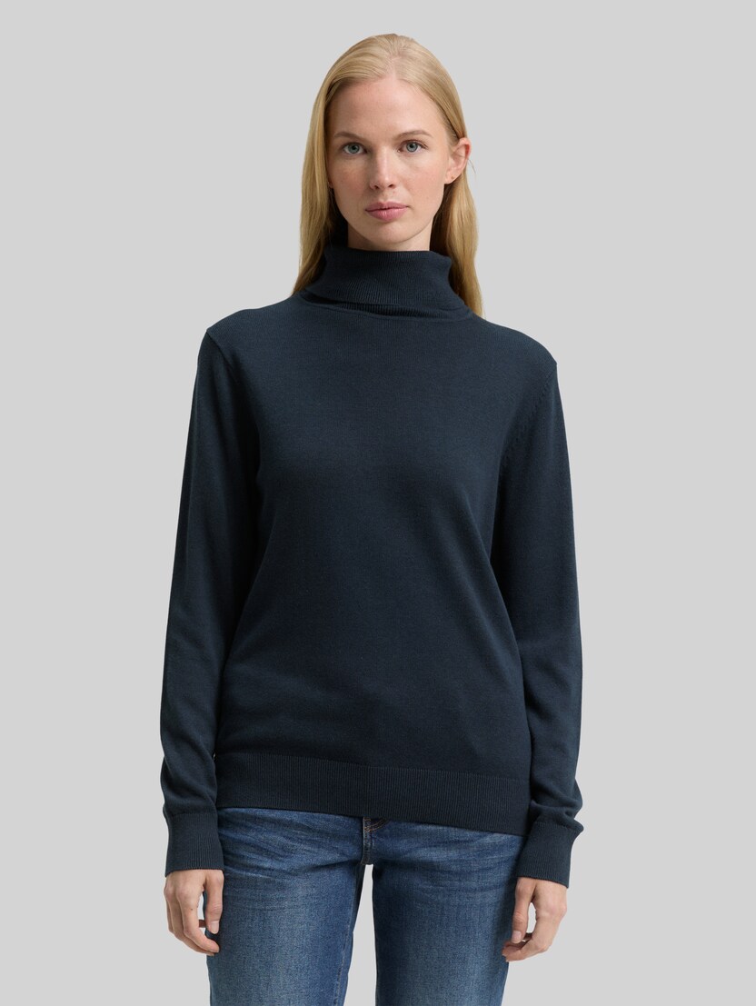 Basic Rollkragenpullover von Women, Lunar Eclipse