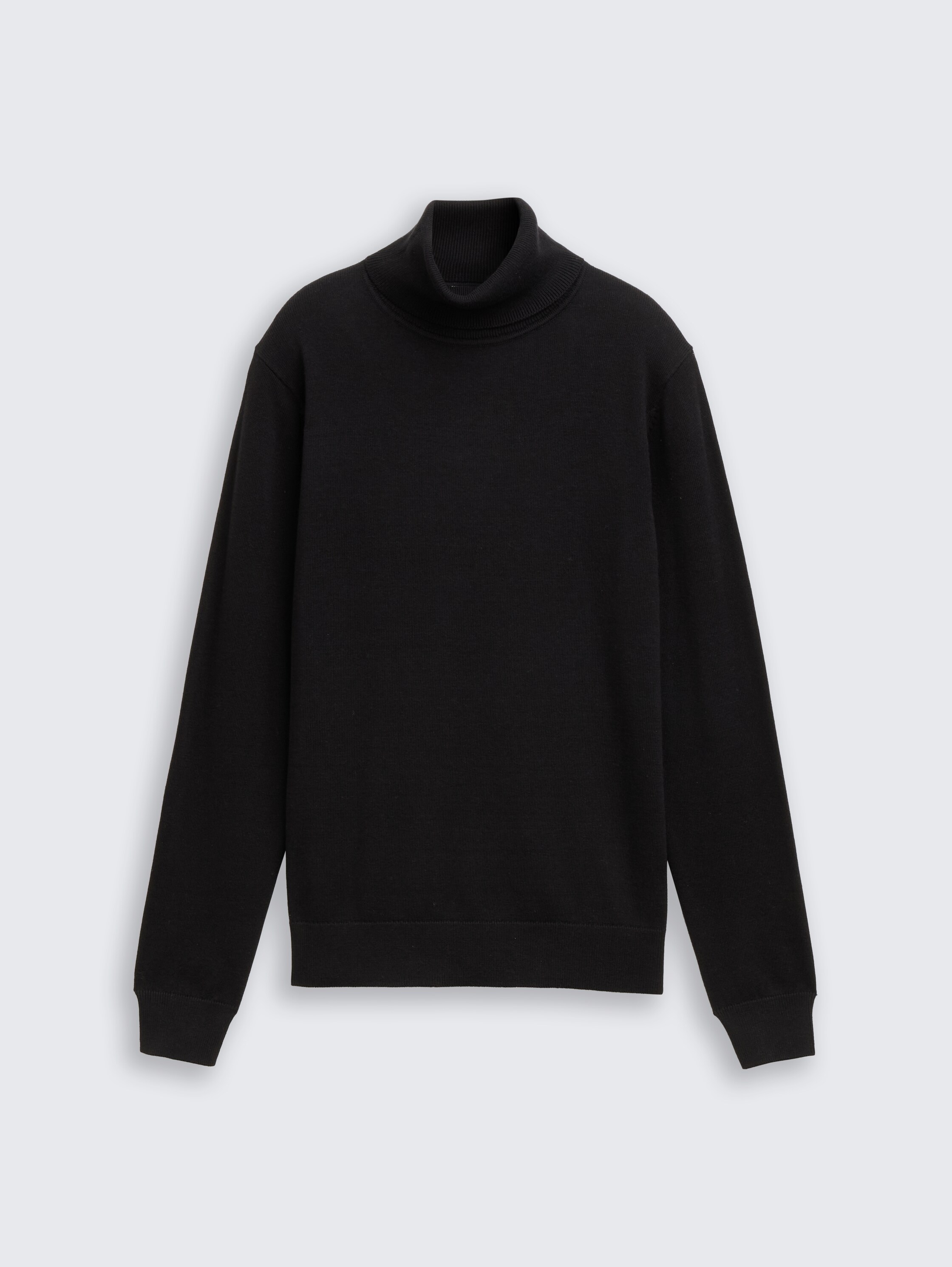 Basic Rollkragenpullover - deep_black_1 - 