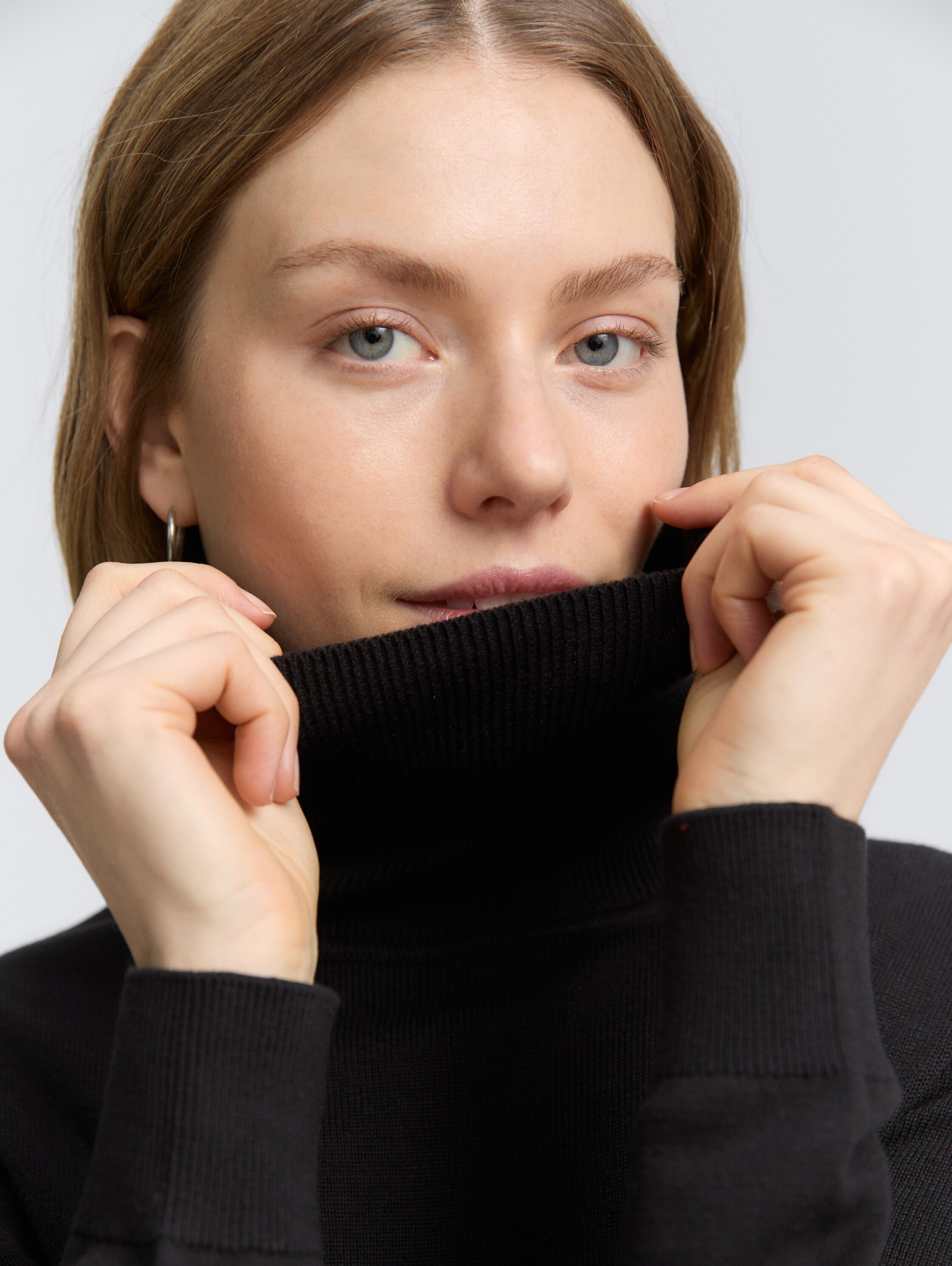 Basic Rollkragenpullover - deep_black_1 - 