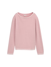 Non sélectionné, Pull-over en tricot avec encolure en U par , rose