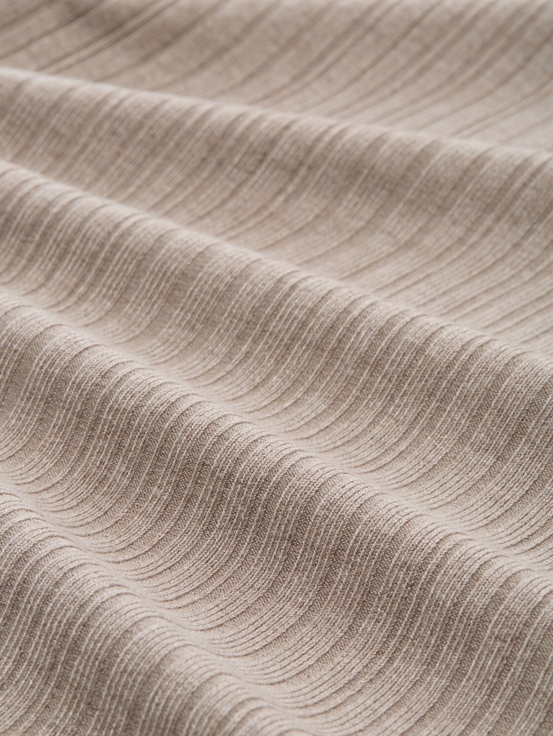 Cardigan mit Schalkragen - soft taupe melange - Material-Ansicht