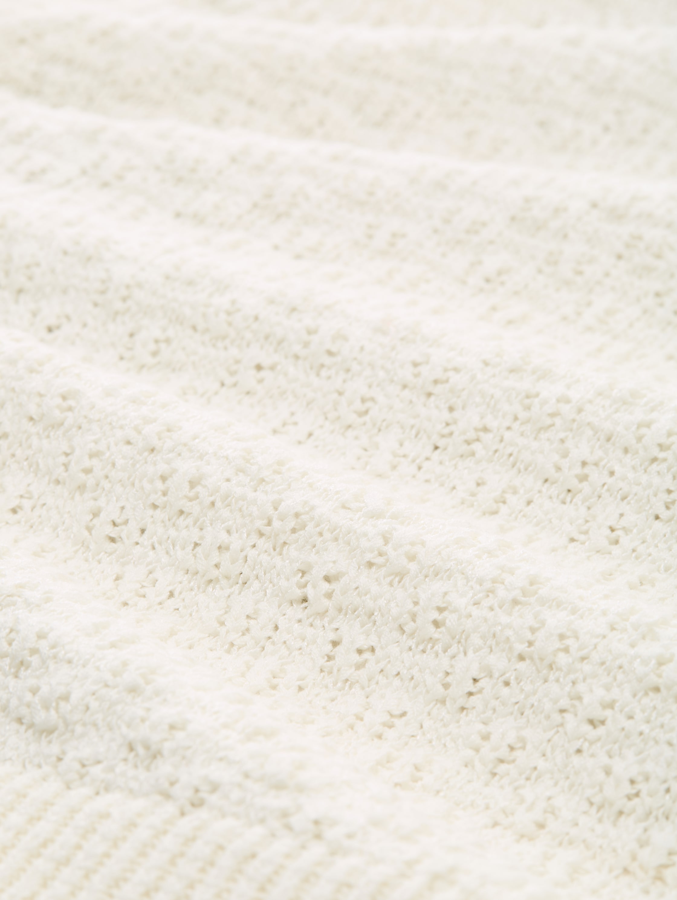 Vest met structuur - Whisper White - Materiaalweergave