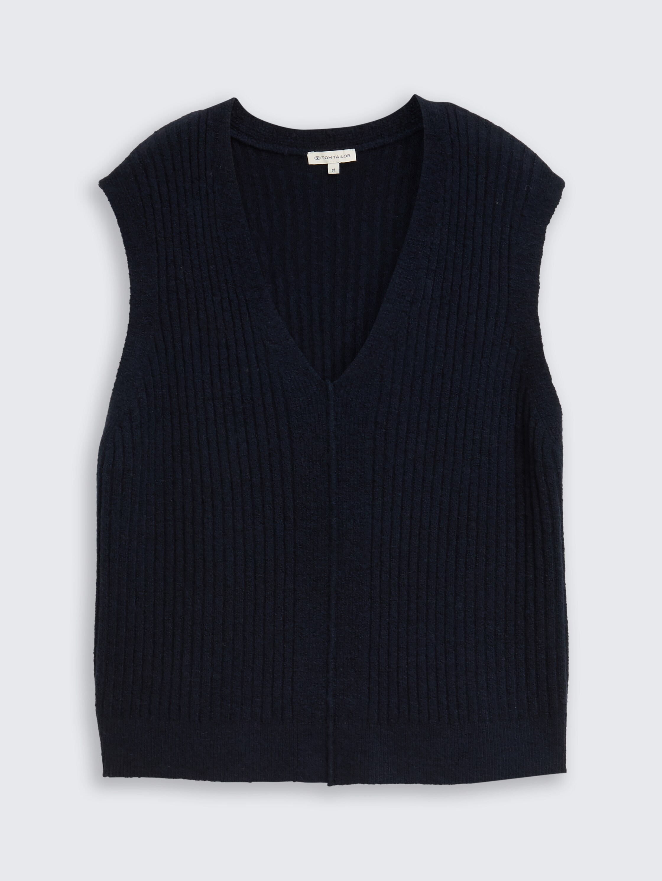 Geribde trui met V-hals - lunar_eclipse - 