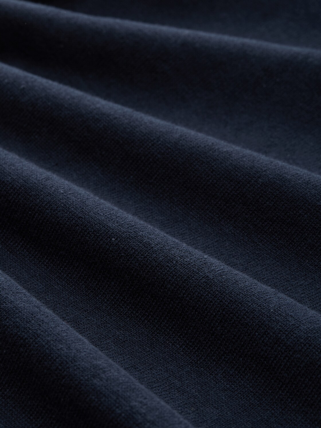 Strickpullover mit U-Boot-Ausschnitt - sky captain blue - Material-Ansicht