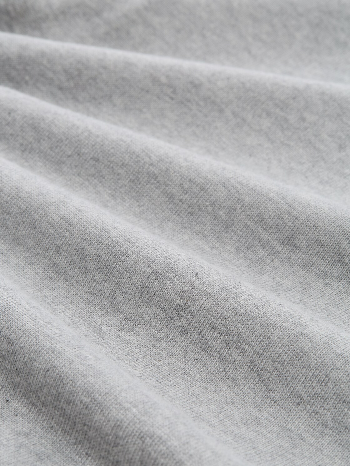 Strickpullover mit U-Boot-Ausschnitt - medium silver grey melange - Material-Ansicht