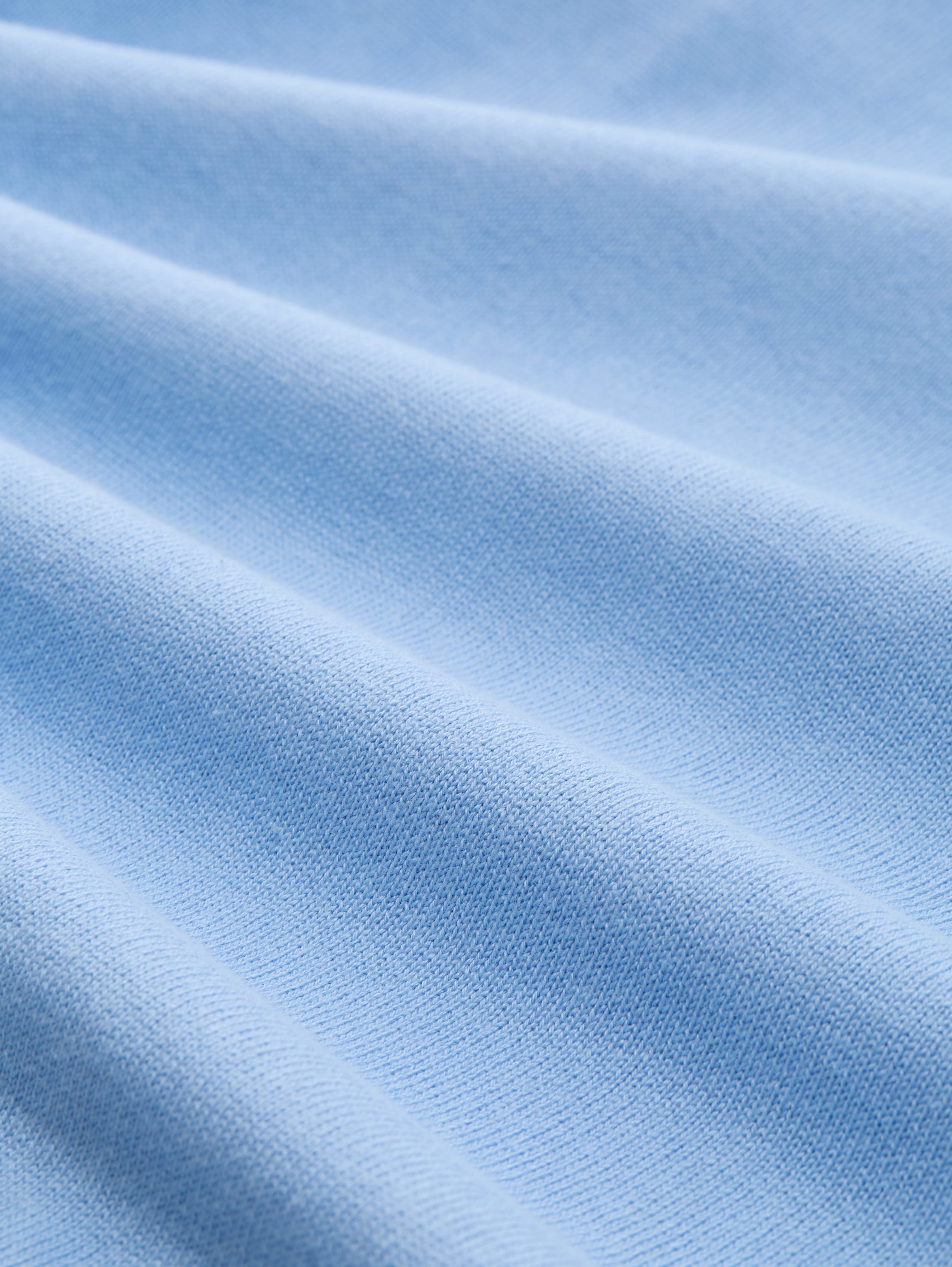 Gebreide trui met boothals - light_fjord_blue - 