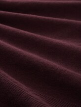Pull en tricot avec cachemire - Dark Red Mélange - Vue de la matière