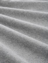 Pull en tricot avec cachemire - medium silver grey melange - Vue de la matière