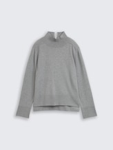 Pull en tricot avec cachemire - medium silver grey melange