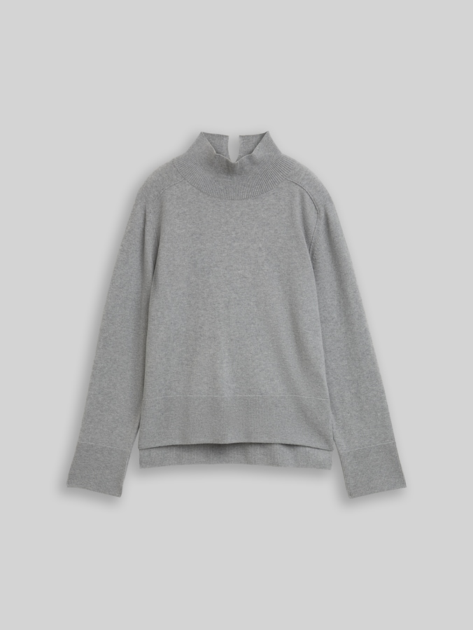 Strickpullover mit Kaschmir-Anteil von Women, medium silver grey melange
