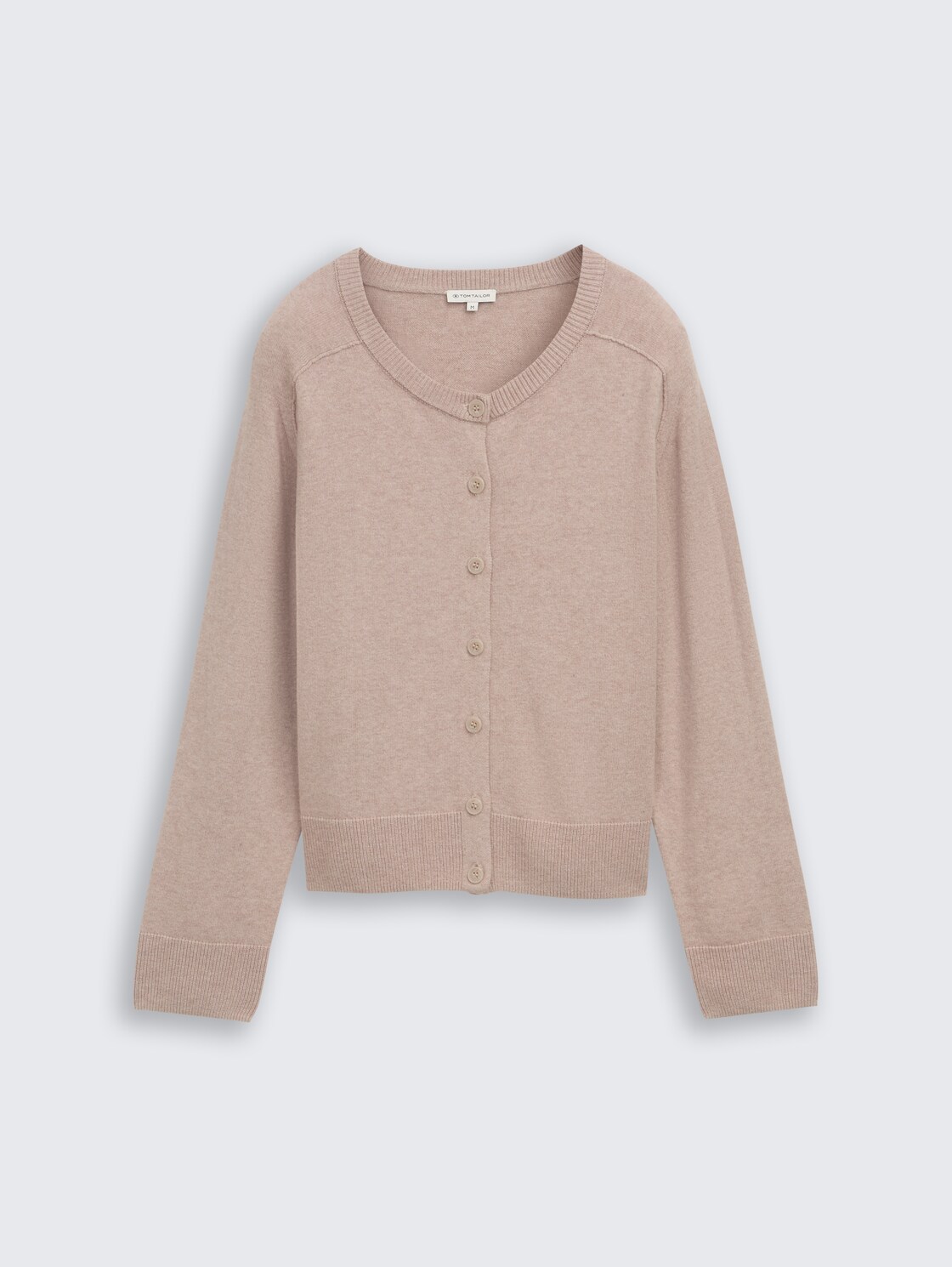 Cardigan mit Kaschmir-Anteil - soft taupe melange
