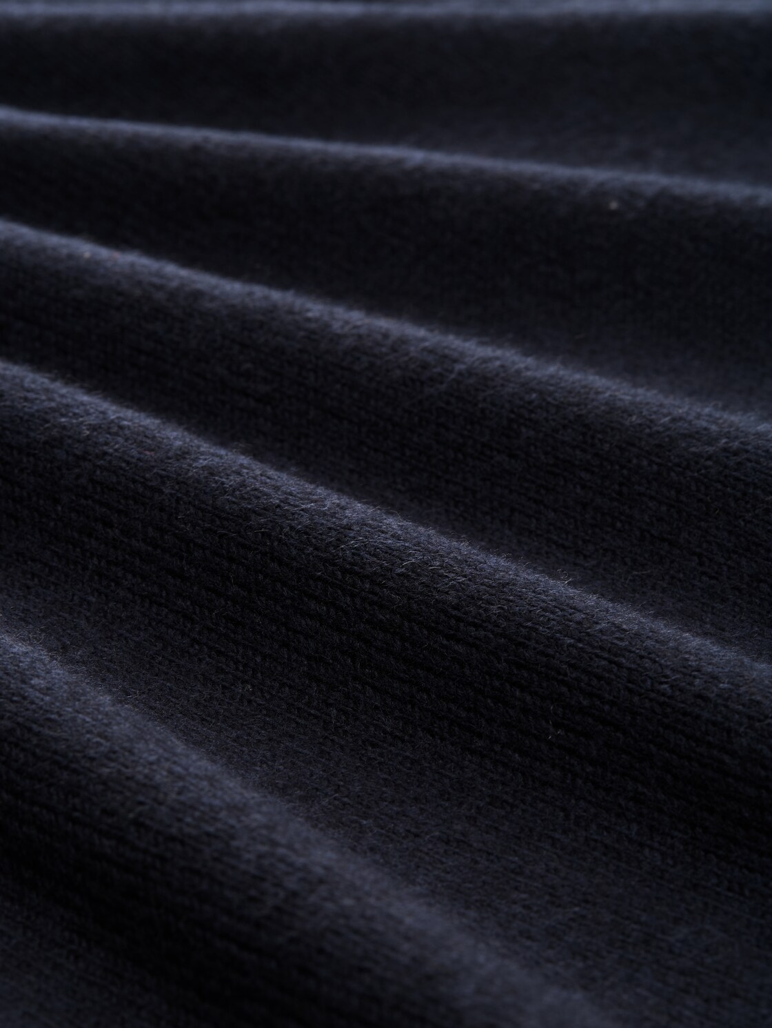 Loose Fit Strickpullover mit Stehkragen - Lunar Eclipse - Material-Ansicht