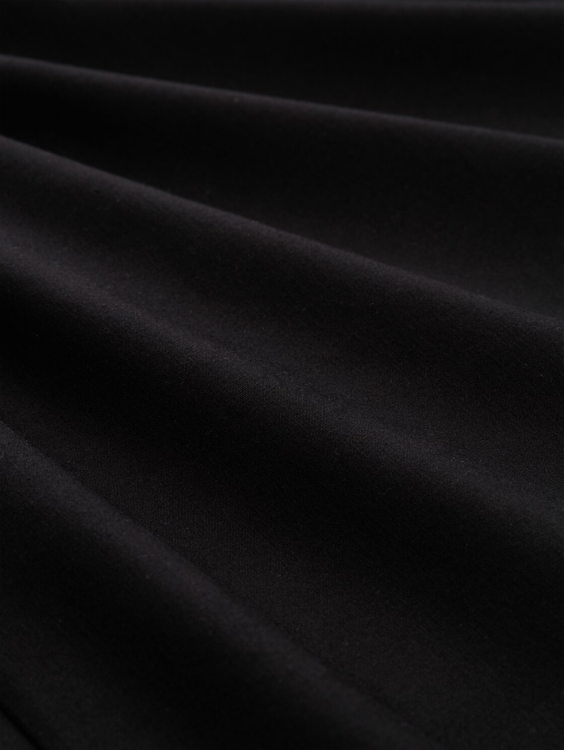 Boxy Fit Scuba Sweatjacke - deep black - Material-Ansicht