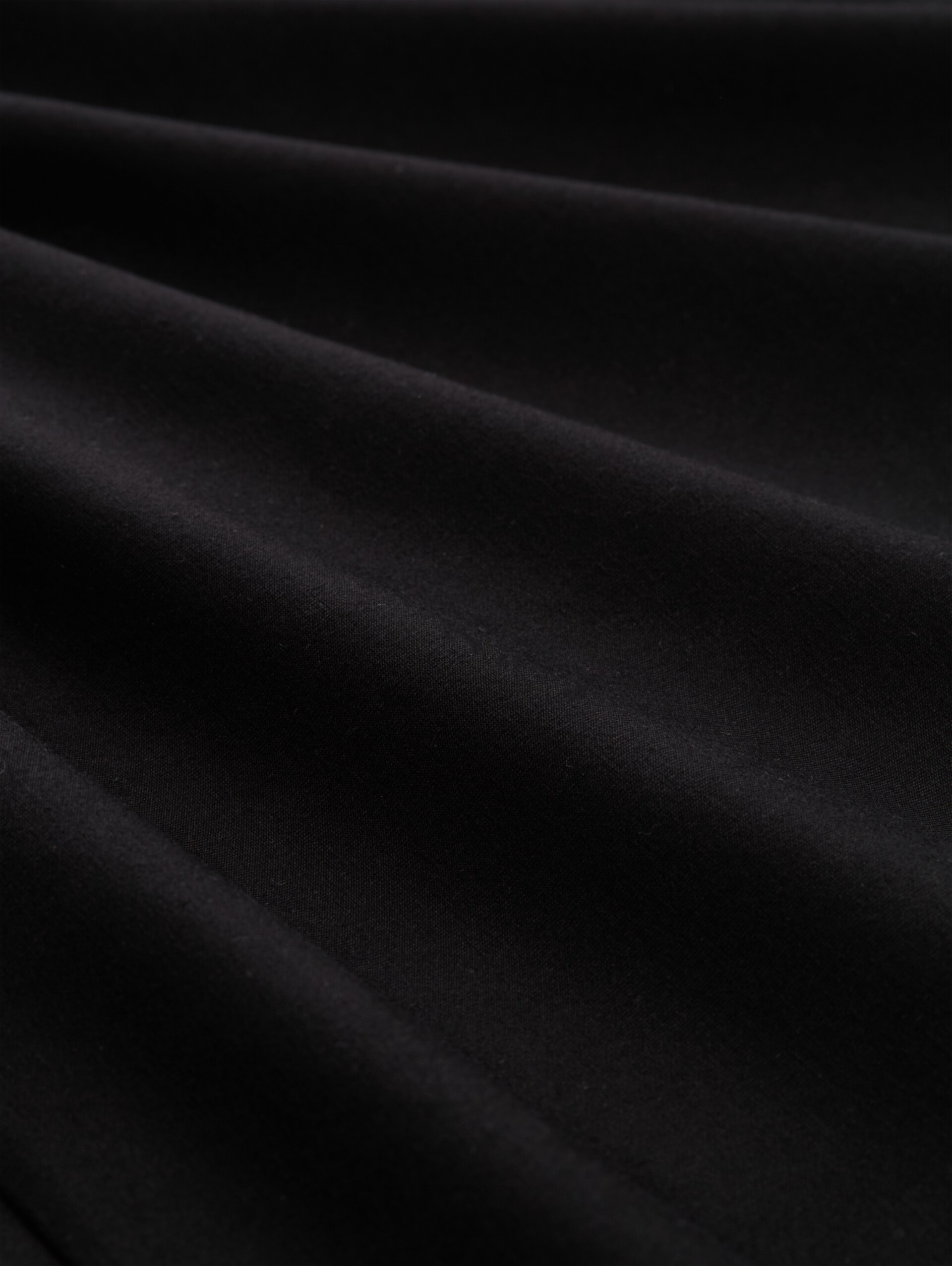 Boxy Fit Scuba Sweatjacke - deep black - Material-Ansicht